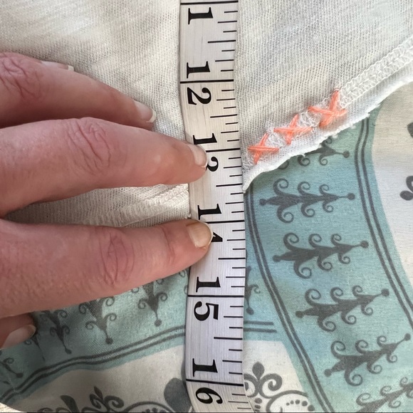 NWT Hello Nite! Revolve Racerback Burnout Lounge Tank Top in Ivory Size S - Picture 8 of 8